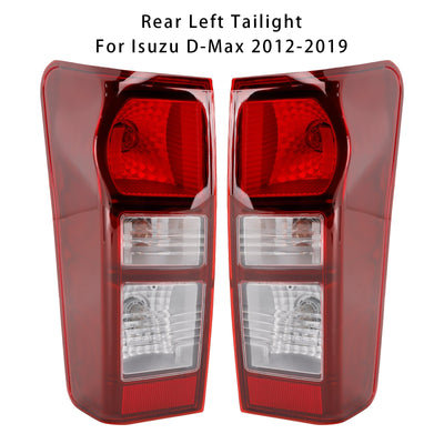 Feux Arrière Gauche Droit Isuzu D-Max 2012-2019 - vue arrière - Becquet Voiture
