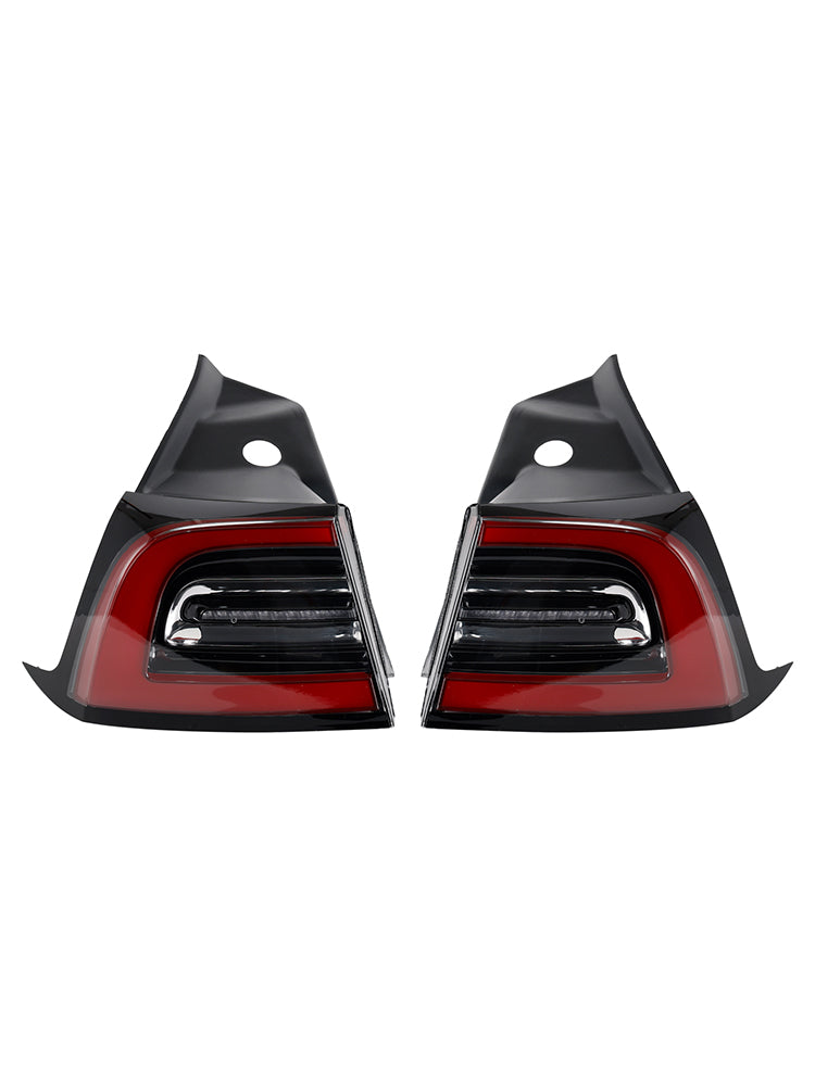 Feux Arrière LED 3 Broches Tesla Model 3 et Model Y - vue arrière - Becquet Voiture