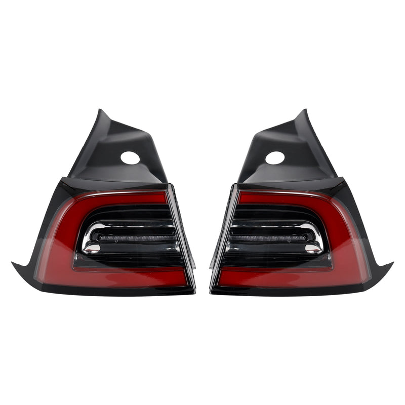 Feux Arrière LED 3 Broches Tesla Model 3 et Model Y - vue de trois-quarts - Becquet Voiture