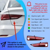 LED-Rückleuchten Audi A3 2013-2020 dynamisch S-Line - Montagedetail - Becquet Voiture