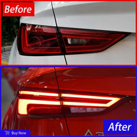 LED-Rückleuchten Audi A3 2013-2020 dynamisch S-Line - Rückansicht - Becquet Voiture