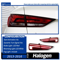 LED-Rückleuchten Audi A3 8V Limousine Dynamische Blinker - Montagedetail - Becquet Voiture