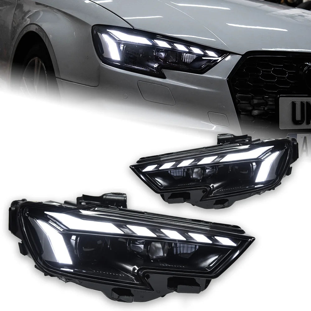 Feux Arrière LED Audi A3 S3 8V 2013-2021 - vue de face - Becquet Voiture