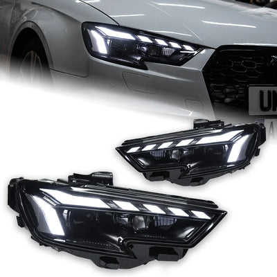 Feux Arrière LED Audi A3 S3 8V 2013-2021 - vue de face - Becquet Voiture