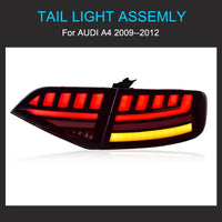 Dynamic LED Taillights Audi A4 2009-2012 - fitted on vehicle - Becquet Voiture