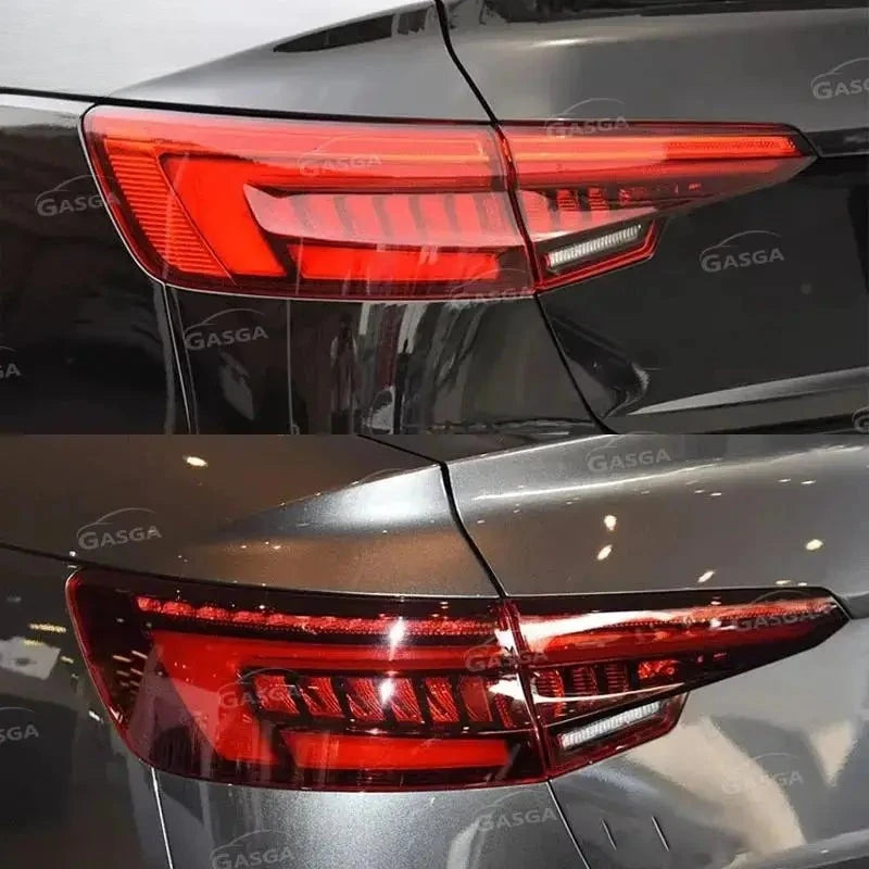 Feux Arrière LED Audi A4 B9 2016-2019 Clignotant Séquentiel - installé sur véhicule - Becquet Voiture