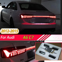 LED-Rückleuchten Audi A6 C7 (2012–2015) Plug & Play dynamisch - Vorderansicht - Becquet Voiture
