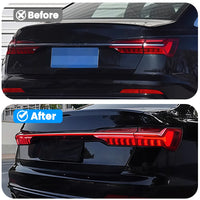 Feux Arrière LED Audi A6 C8 2019-2024 - vue de profil - Becquet Voiture