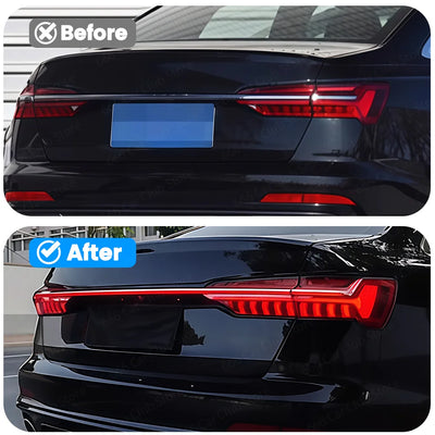 Feux Arrière LED Audi A6 C8 2019-2024 - vue de profil - Becquet Voiture