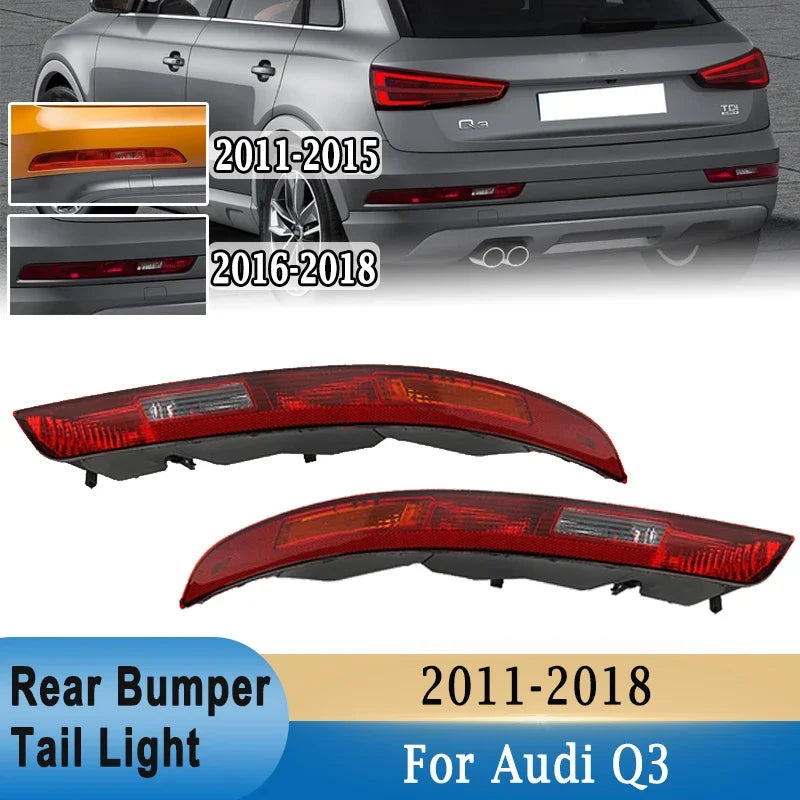 Feux Arrière LED Audi Q3 2011-2018 - vue de face - Becquet Voiture