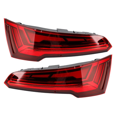 Feux Arrière LED Audi Q5 MK2 Restylé 2021-2024 5 Broches - vue de face - Becquet Voiture