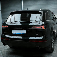 Audi Q7 2006-2015 LED Taillights with Start-up Animation - fitted on vehicle - Becquet Voiture