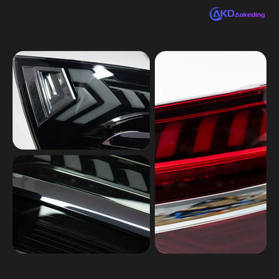 Feux Arriere LED Audi Q7 2006-2015 Style Tuning RS - installé sur véhicule - Becquet Voiture