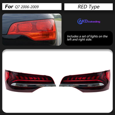 Feux Arriere LED Audi Q7 2006-2015 Style Tuning RS - vue rapprochée - Becquet Voiture