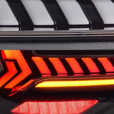 Feux Arriere LED Audi Q7 4L Noir Rouge Fonce - installé sur véhicule - Becquet Voiture