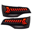 Feux Arriere LED Audi Q7 4L Noir Rouge Fonce