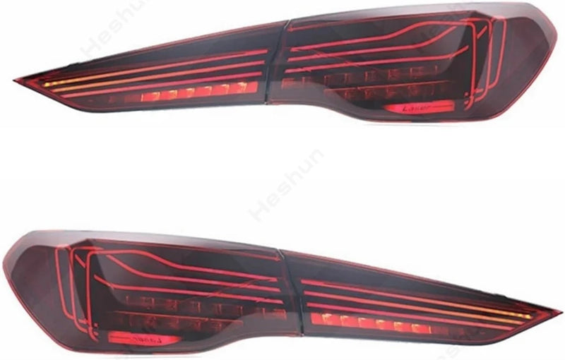 BMW M4 G82 4 Series LED Taillights Dynamic Animation - fitting detail - Becquet Voiture