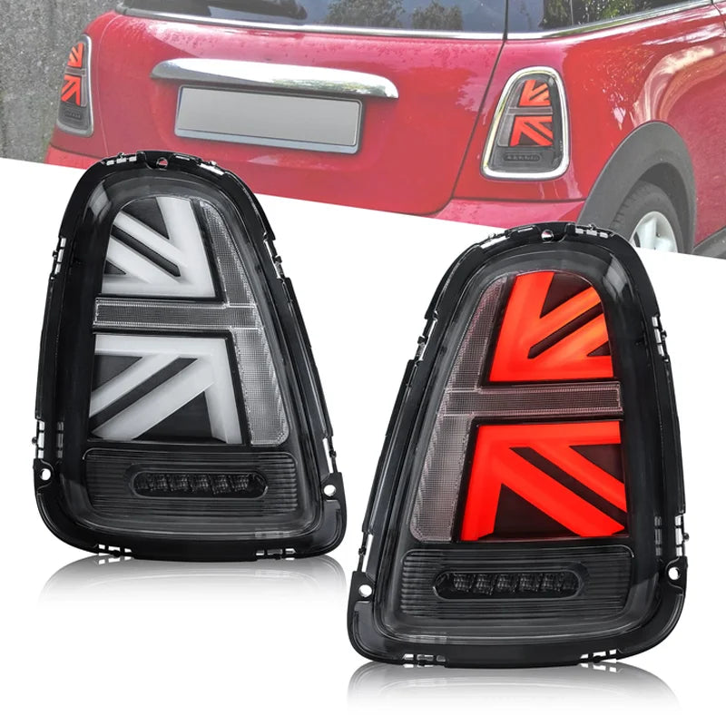 Feux Arrière LED BMW Mini Cooper R56 R57 R58 R59 JCW - vue de trois-quarts 2 - Becquet Voiture