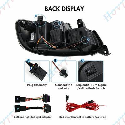 Feux Arrière LED BMW Série 2 F22 F23 M235i M2 2014-2021 - packshot studio - Becquet Voiture
