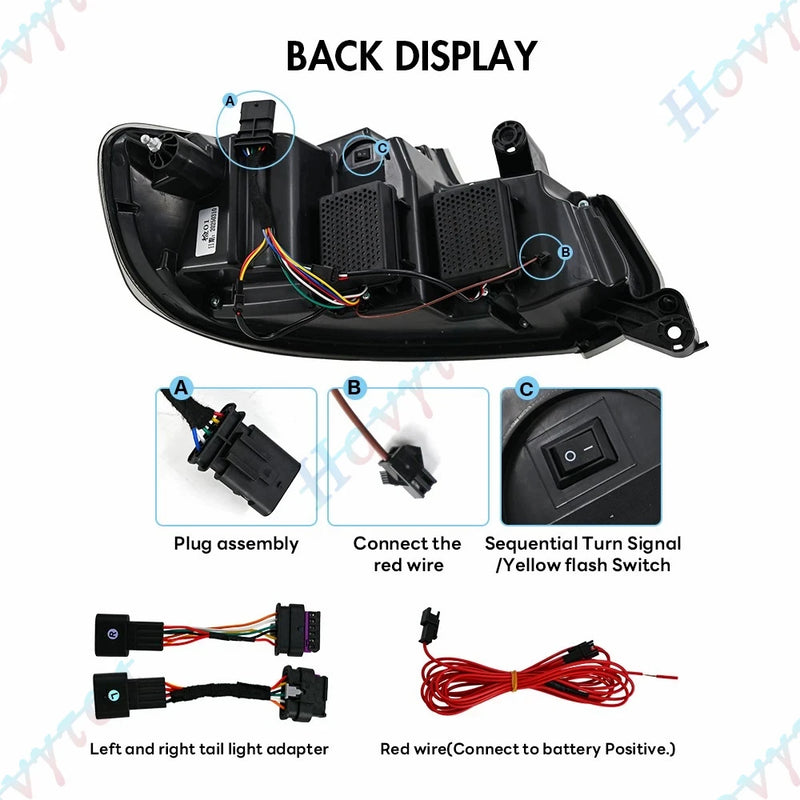 Feux Arrière LED BMW Série 2 F22 F23 M235i M2 2014-2021 - packshot studio - Becquet Voiture