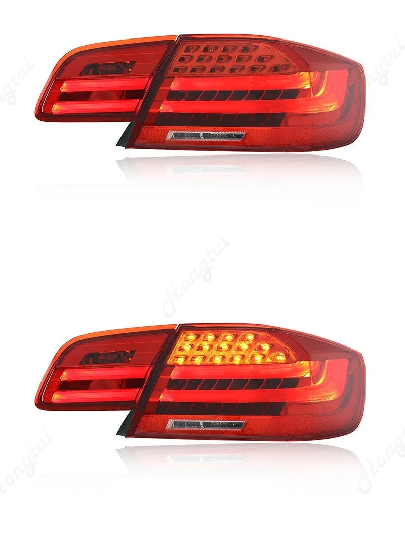 LED Taillights BMW 3 Series E92 E93 M3 335 Coupe LCI - fitted on vehicle - Becquet Voiture