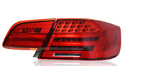 LED Taillights BMW 3 Series E92 E93 M3 335 Coupe LCI - top view - Becquet Voiture