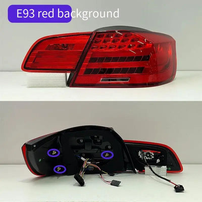 Feux Arrière LED BMW Série 3 E92 E93 M3 - vue de dessus - Becquet Voiture