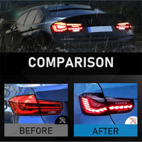 Feux Arrière LED BMW Série 3 F30 F35 F80 M3 2012-2018 DRL - vue de profil - Becquet Voiture
