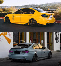 BMW 3 Series F30 F80 2013-2018 LED Taillights Pair - fitted on vehicle - Becquet Voiture