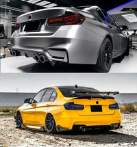 BMW 3 Series F30 F80 2013-2018 LED Taillights Pair - studio packshot - Becquet Voiture