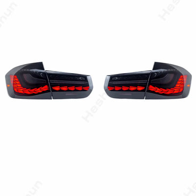 Feux Arrière LED BMW Série 3 F30 F80 Animation Bleue - détail du montage - Becquet Voiture