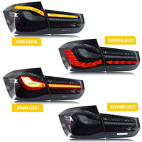 Feux Arrière LED BMW Série 3 F30 F80 M3 2011-2018 - vue de profil - Becquet Voiture