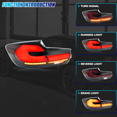 Feux Arrière LED BMW Série 3 F31 Touring 2012-2019 - vue de profil - Becquet Voiture
