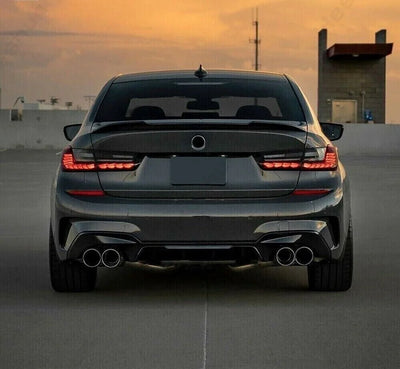 Feux Arrière LED BMW Série 3 G20 G80 M3 Dragon Scale - vue arrière - Becquet Voiture