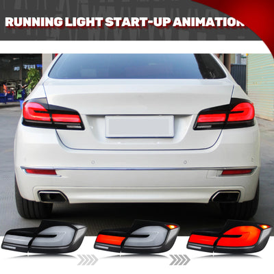 Feux Arrière LED BMW Série 5 F10 2009-2016 - vue arrière - Becquet Voiture