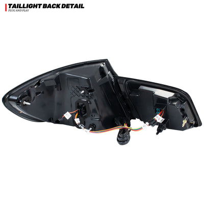 Feux Arrière LED BMW Série 5 F10 M5 2011-2016 (réf. 3) - installé sur véhicule - Becquet Voiture