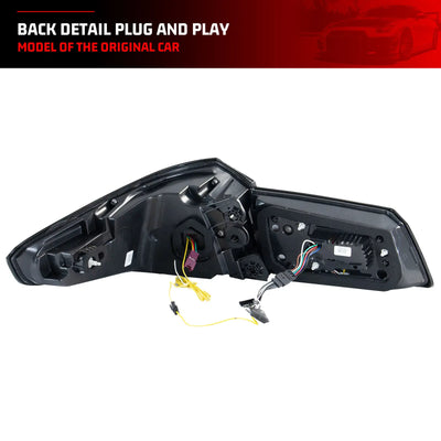 Feux Arrière LED BMW Série 5 G30 F90 M5 2017-2020 Berline - installé sur véhicule - Becquet Voiture