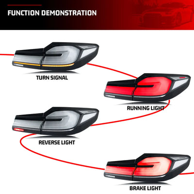 Feux Arrière LED BMW Série 5 G30 F90 M5 2017-2020 Berline - vue de profil - Becquet Voiture