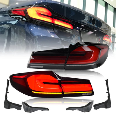 Feux Arrière LED BMW Série 5 G30 G38 2018-2022 M Performance - packshot studio - Becquet Voiture