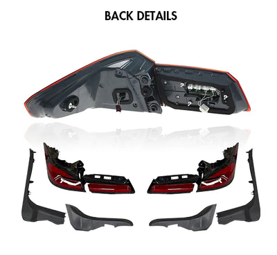 Feux Arrière LED BMW Série 5 G30 G38 2018-2022 M Performance - vue de trois-quarts - Becquet Voiture