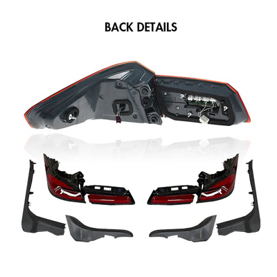 Feux Arrière LED BMW Série 5 G30 G38 2018-2022 - packshot studio - Becquet Voiture
