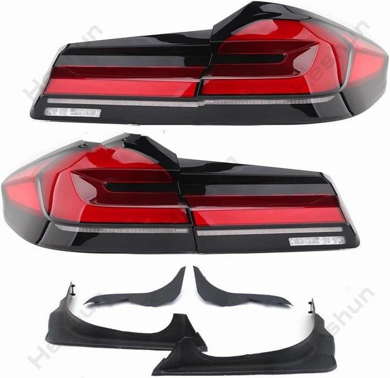 Feux Arrière LED BMW Série 5 G30 M5 F90 2018-2022 DRL - détail du montage - Becquet Voiture