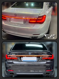 Feux Arrière LED BMW Série 7 F01 F02 2009-2015 - vue arrière - Becquet Voiture