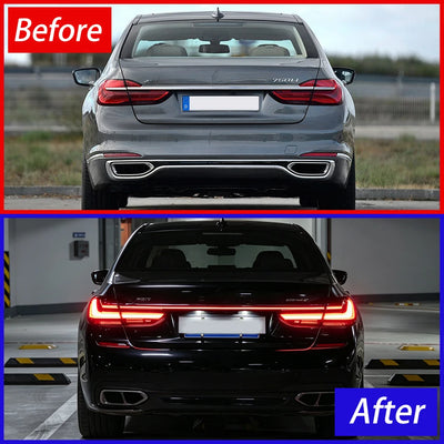 Feux Arrière LED BMW Série 7 G11 2016-2018 - vue de profil - Becquet Voiture