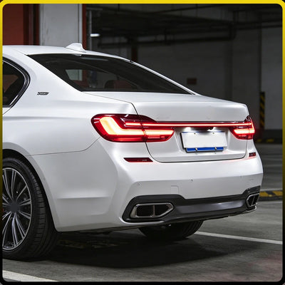 Feux Arrière LED BMW Série 7 G11 2016-2018 - vue de trois-quarts - Becquet Voiture
