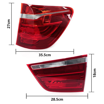 Feux Arrière LED BMW X3 F25 2011-2016 - vue arrière - Becquet Voiture