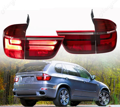 Feux Arrière LED BMW X5 E70 2007-2013 Freinage Secours - packshot studio - Becquet Voiture