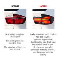 Feux Arrière LED BMW X5 E70 2007-2013 (réf. 2) - installé sur véhicule - Becquet Voiture