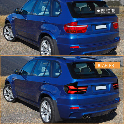 Feux Arrière LED BMW X5 E70 F15 2007-2018 - détail du montage - Becquet Voiture
