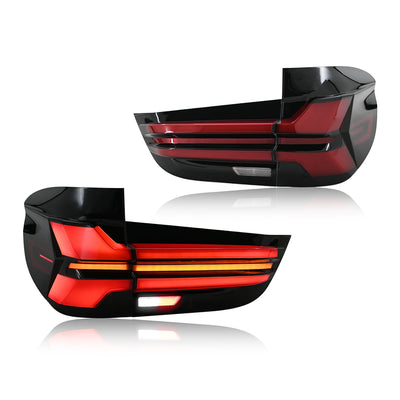 Feux Arrière LED BMW X5 E70 F15 2007-2018 - vue de dessus - Becquet Voiture